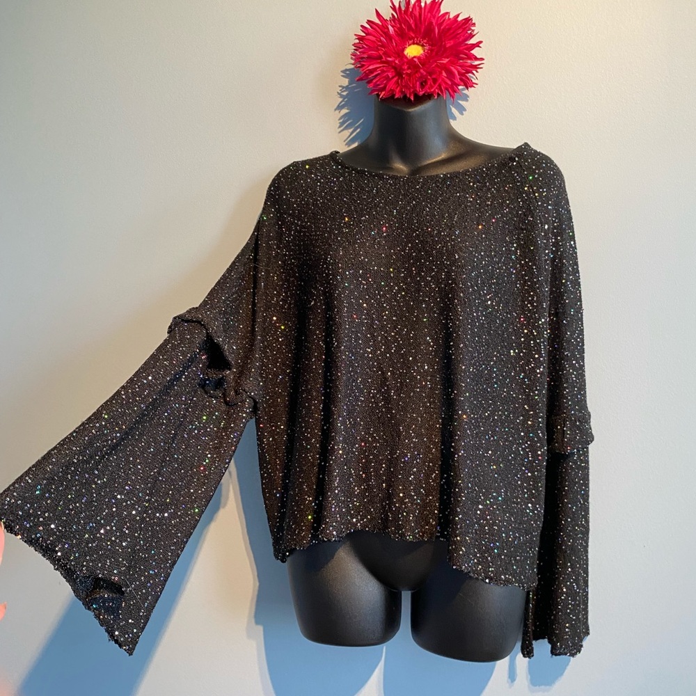 ZARA Sequin sparkly sweater